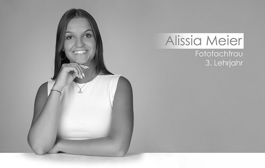 Alissia Meier, Fotofachfrau 3. Lehrjahr