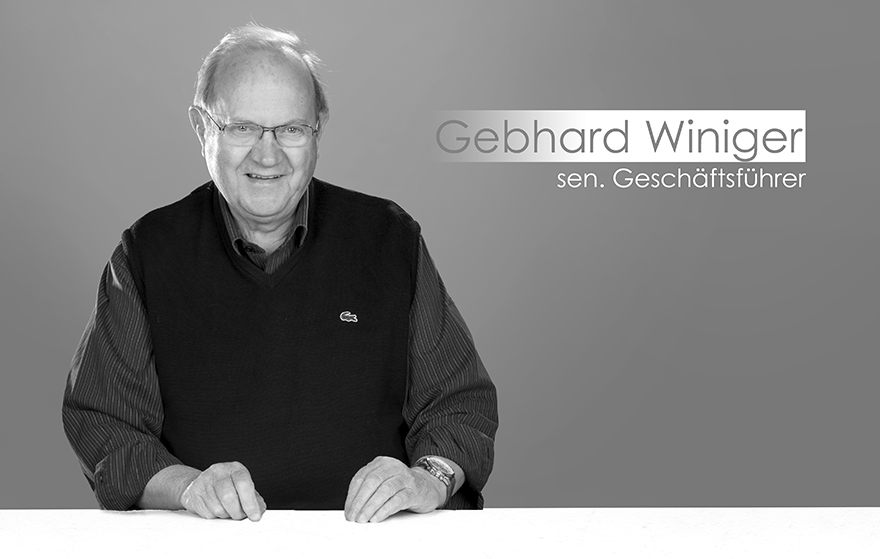 Gebhard Winiger, Senior Geschäftsführer